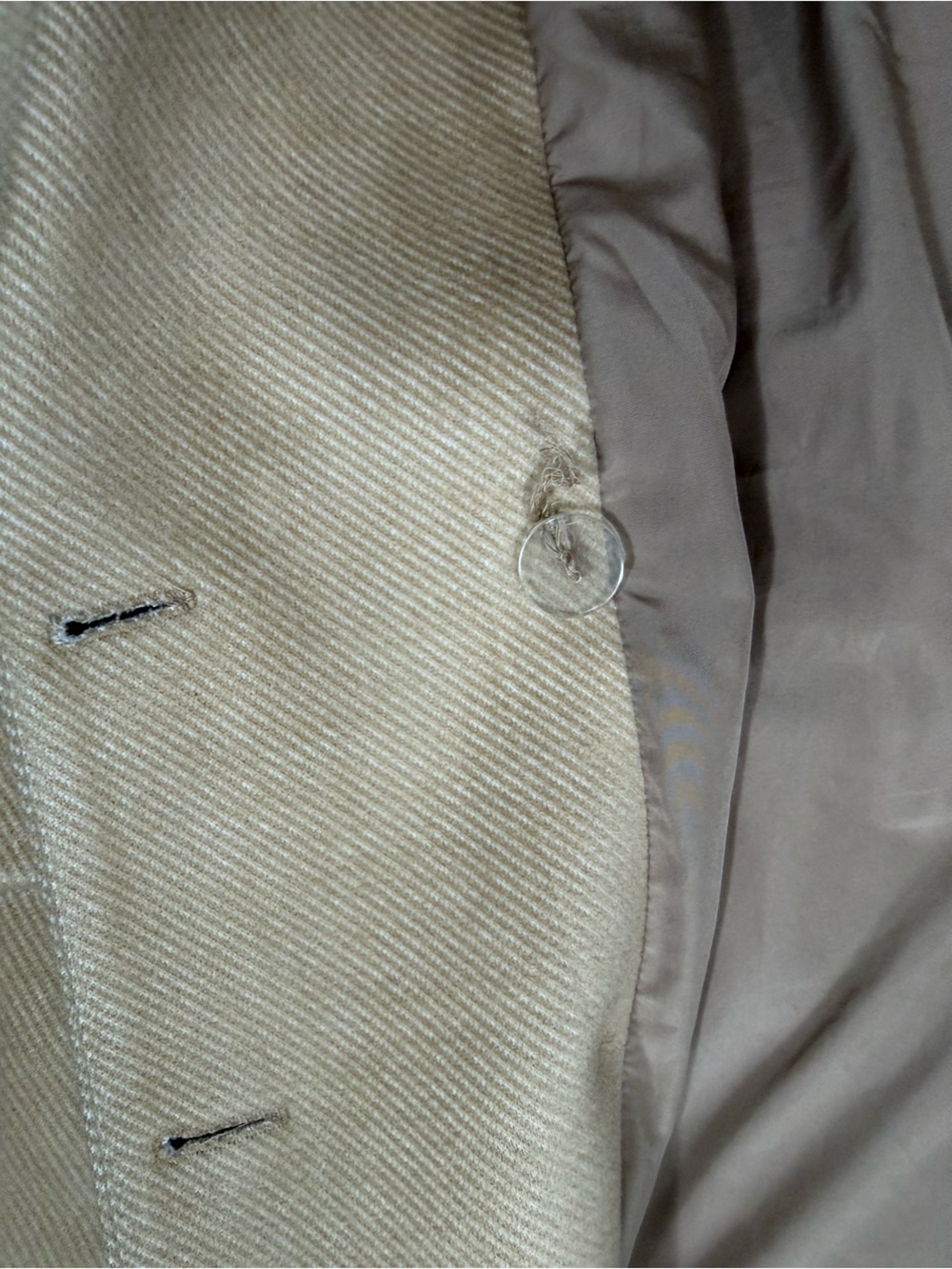 H&M Double-Breasted Camel Wool Coat - Picture 13 of 13